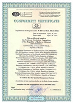 Conformity Certificate